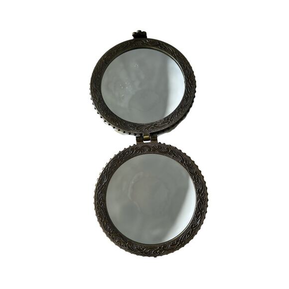 Croquette Shabby‎ Chic 4 Piece Decor Set Frame Music Box Egg Trinket Dish - Picture 6 of 8